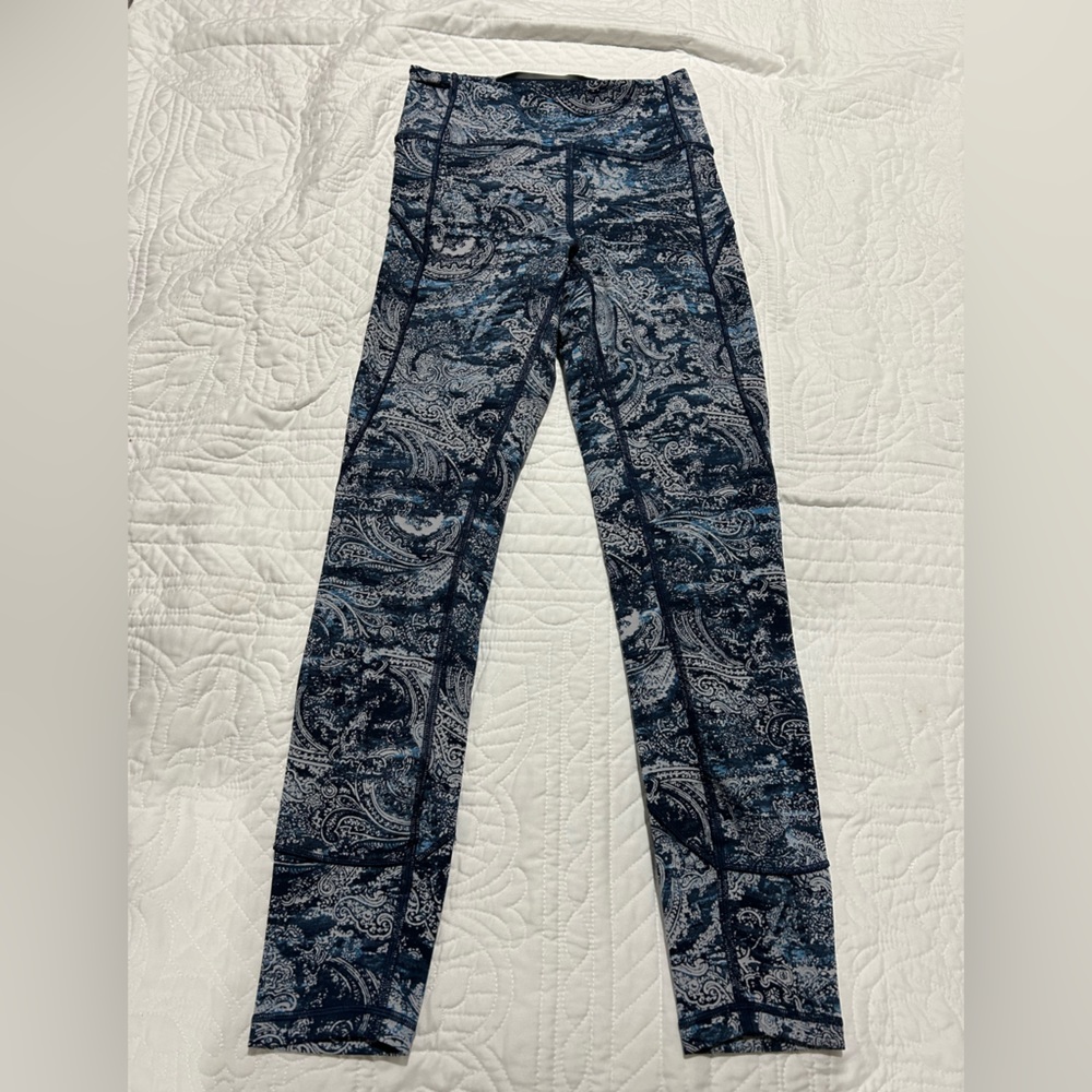 Size 4 lululemon running tights 7/8 length